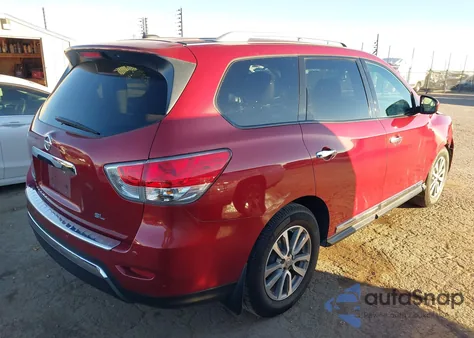 2014 Nissan Pathfinder Sl z USA, uszkodzony, nr VIN 5N1AR2MN7EC646861